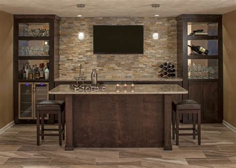 Bar - Contemporary - Home Bar - omaha - by Spaces ... Great for commercial use, our bars are the best in the business.