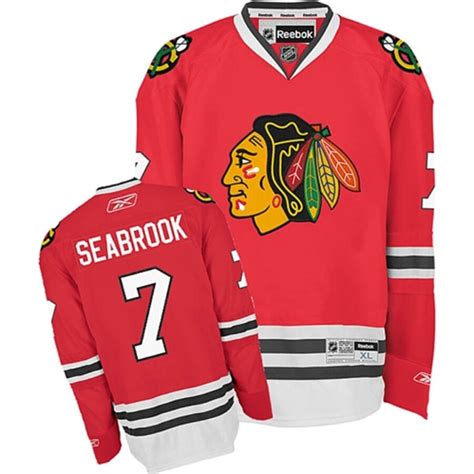 Here you can find nhl jerseys chicago blackhawks #7 brent seabrook jersey red which other web don't have. Reebok Brent Seabrook Chicago Blackhawks Men's Red Home ...