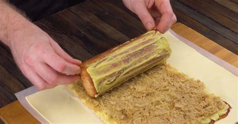 Dust your working space with flour and level the pastry with a rolling pin. Smoked Pork in Puff Pastry: A roast recipe that doesn't ...