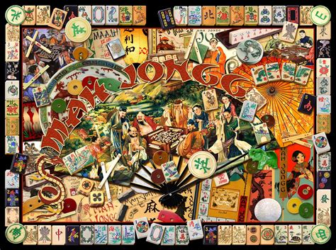 Create your own photo jigsaw. Mah Jongg Masters Collage 1000 piece Jigsaw Puzzle | 1000 ...