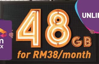 The monthly amount is rm38.00. Paket Internet Celcom Postpaid RM38 Kuota 48GB - WARGA ...