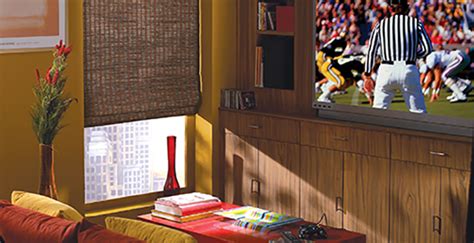 Blackout shades are a popular choice, but there are other options that allow you to precisely control lighting while maintaining an outside view. What Blinds Work Best In A Home Theater? - Blindsgalore ...