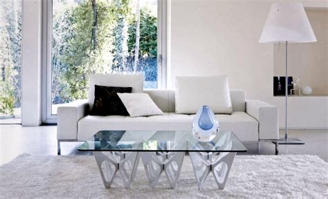 A minimalist living room can be a challenge to decorate, especially. Design Ideas coffee table for modern living room - white ...