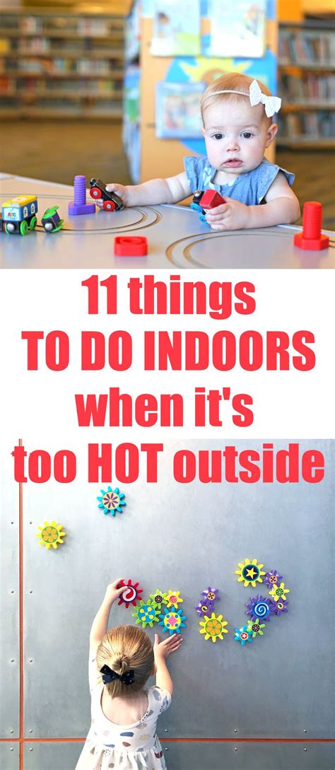 Get active with an indoor sports day. 11 Fun Things to Do Indoors When It's Hot Outside | Indoor ...