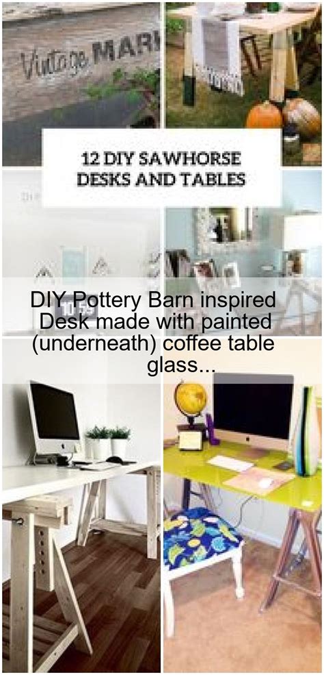 Designed in australia and made in vietnam. DIY Pottery Barn inspired Desk made with painted ...