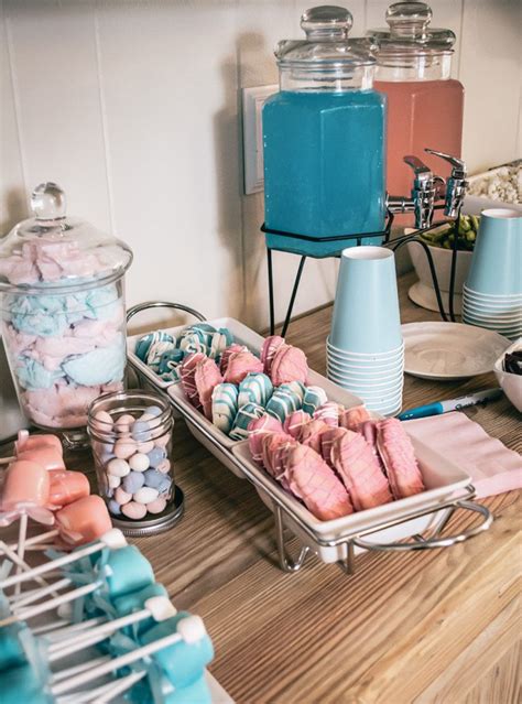 Who wouldn't love acting like a kid again taking turns taking a whack at a build a snowman and decorate with pink or blue accessories. The Cutest Gender Reveal Food Ideas - Tulamama