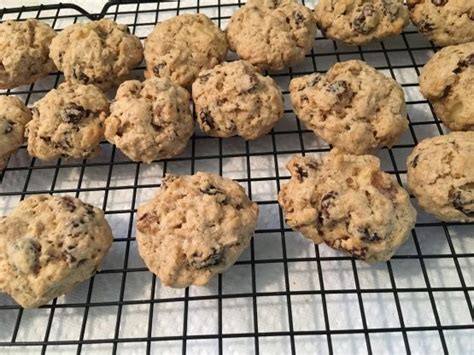 1/2 cup margarine 1 egg 3/4 cup flour 1 cup oatmeal 1/4 teaspoon salt 1/2 teaspoon soda 1 1/4 teaspoon liquid sweetener 1 teaspoon vanilla extract 1/4 cup raisins 5 tablespoon orange juice concentrate. Diabetic Oatmeal-Raisin Cookies | Recipe | Cookie recipes ...