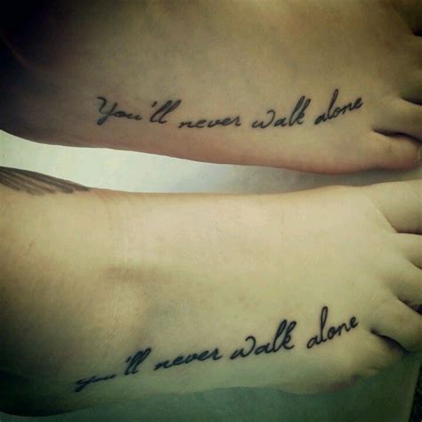 Lfc you'll never walk alone tattoo. You'll never walk alone. I wish me and my mom had been ...