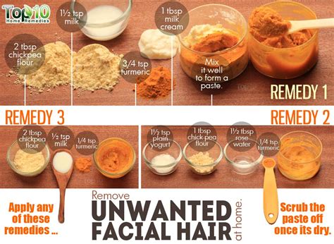 Besides, egg white is also a wonderful ingredient to remove facial hair. Home Remedies for Unwanted Facial Hair | Top 10 Home Remedies