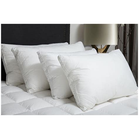 The down part provides the soft and pleasant feeling and the feathers provide the necessary support. Royal Comfort King Size Hotel Pillow | Costco Australia