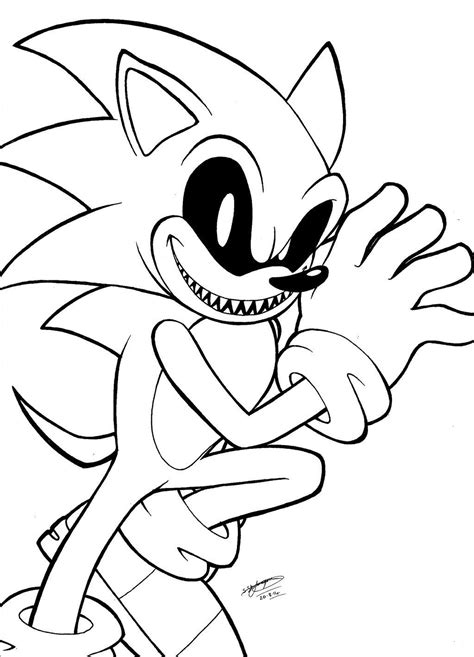 Darkspine sonic new model transparent background png clipart pngguru. Sonic Exe Coloring Page sonic exe coloring pages, sonic ...