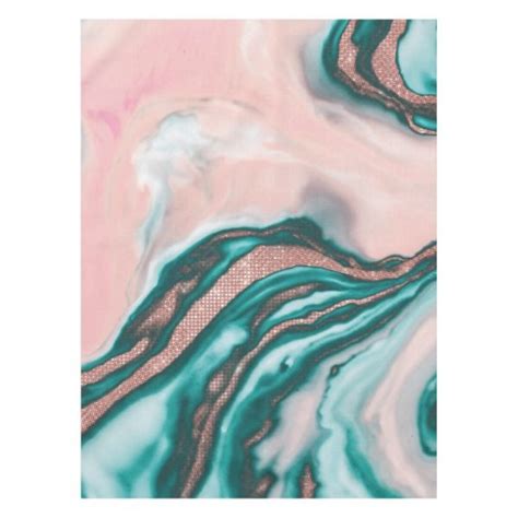 The tetrad scheme gives a vibrant and colorful overall look. Rose Gold Glitter Pink Teal Swirly Painted Marble ...