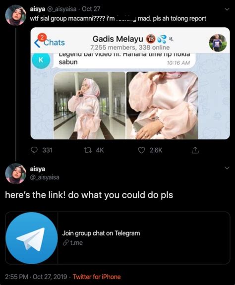 The biggest catalogue of telegram public groups. Telegram group outed for sharing images of Malay women ...