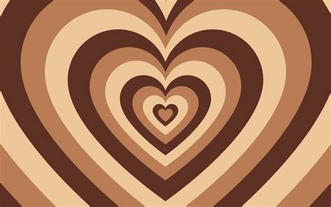 Download in under 30 seconds. high quality brown heart laptop background🤎🤎 in 2021 ...