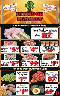 Smoked turkey and cabbage, hungarian smoked turkey stew, country succotash smoked turkey necks(for 1 bunch of greens, 6 turkey necks). Dixmoor Market Weekly Ad Circular