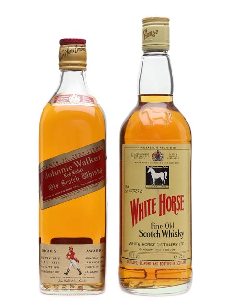 The taste is rather flat and uninspiring. White Horse & Johnnie Walker Red Label - Lot 20335 - Buy ...