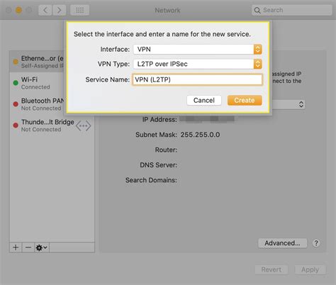 There are 3 main sections in the tunnel management menu you can define how to setup the tunnel.note: How to Set Up a VPN on Mac