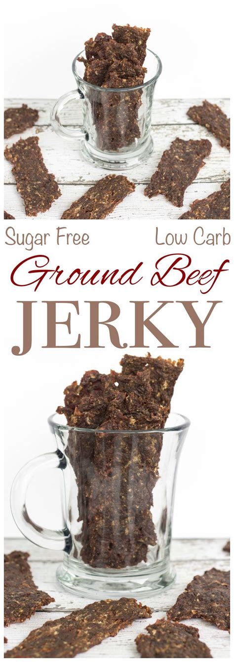We all know that meat is a perfect low carb keto snack because it has zero carbs. Here's how to make LCHF ground beef jerky with or without ...