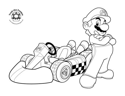 Check out this fantastic collection of mario kart wii wallpapers, with 38 mario kart wii background images for your desktop, phone or tablet. Coloriage Super Mario Kart à imprimer
