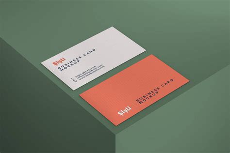 Business card template cdr vector file is free to download. Free Simple Photorealistic Business Card Mockup - FreeMockup