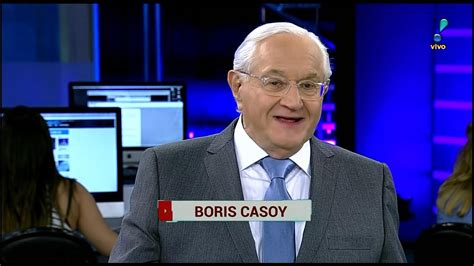 Exibida na noite de domingo, a conversa de casoy com bolsonaro foi mencionada em diferentes telejornais dos dois boa noite sr boris fiquei encantado pela rede tv mandar embora o jornalista reinaldo azevedo! HD | Estreia de Boris Casoy no novo RedeTV News - 17/10 ...