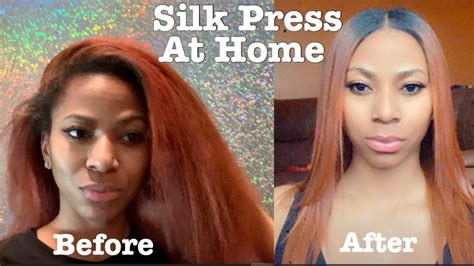 You can go to the salon for a professional treatment, or you can diy it at home. Silk Press At Home| What Products I Use? - YouTube