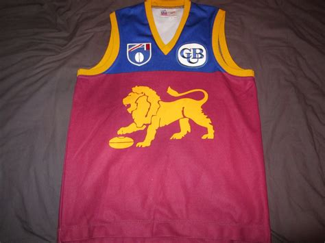 See the video here the club's second pick. My Footy Jumper Project: 1997 Brisbane Lions Home Jumper