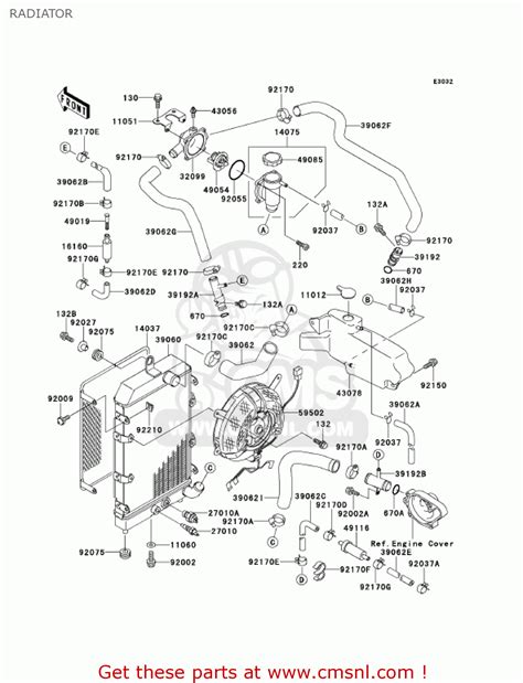 2000 kawasaki vulcan 1500 wiring diagram. Kawasaki Vn1500g2a Vulcan 1500 Nomad 2000 Usa California Radiator - schematic partsfiche