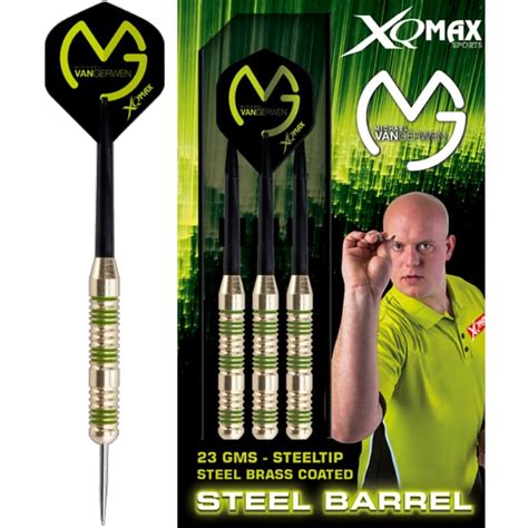 90% tungsten black onyx darts van michael van gerwen. Michael van Gerwen steel brass dartpijlen - XQ-Max Darts ...