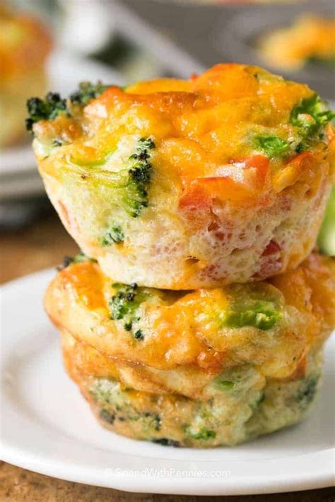 Veggie Egg Muffins - Spend With Pennies in 2020 | Savory ...