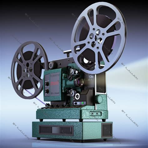 You need to install flash or a modern browser to see the video. retro film projector 16mm 3d model (With images) | My ...