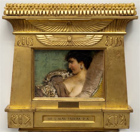 127 x 92.1 cm national portrait gallery london united kingdom. desimonewayland: " Lawrence Alma-Tadema, Cleopatra, 1877 ...