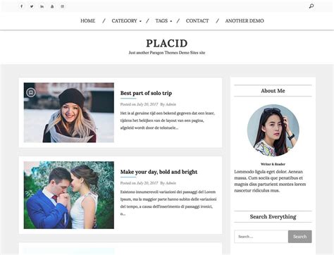 Image result for blog page layouts | Blog themes wordpress, Blog themes, Free wordpress themes