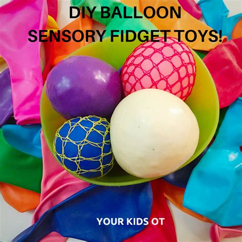 Here are a bunch of diy. DIY Balloon Sensory Fidgets! Your Kids OT | Diy sensory toys, Diy fidget toys, Balloon diy