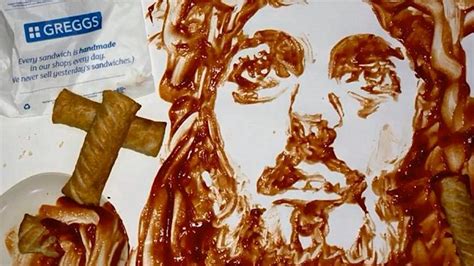 We tried greggs vegan sausage roll for ourselves, and were pretty blown away. Artist uses Greggs sausage roll to draw stunning portrait ...