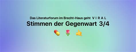 Maybe you would like to learn more about one of these? Stimmen der Gegenwart 3/4 - Kulturkalender Berlin (a)live