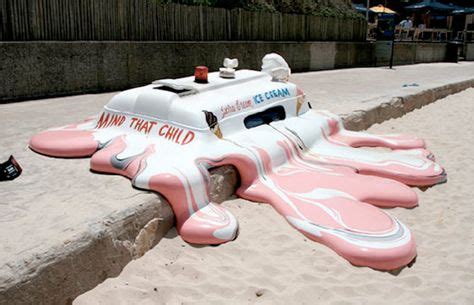 Just be careful, hes watching you… Ice Cream van... melting. | Ice cream car, Ice cream van