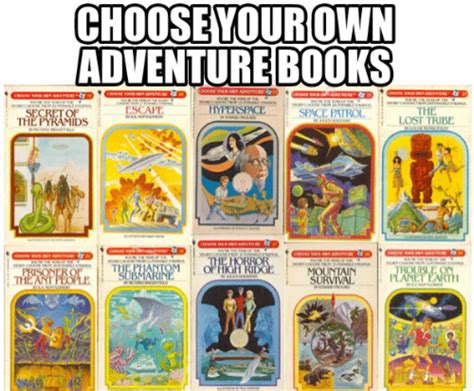 Cyoa books are a super cool, unique way to get through a story with multiple pathways and this book was immediately popular and spawned a whole wave of cyoa books. Choose your own adventure books for adults - Adult videos