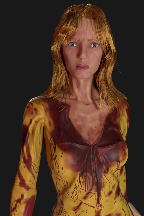 Actress uma thurman was born on april 29, 1970, in boston, massachusetts. Kill Bill - Uma Thurman — polycount