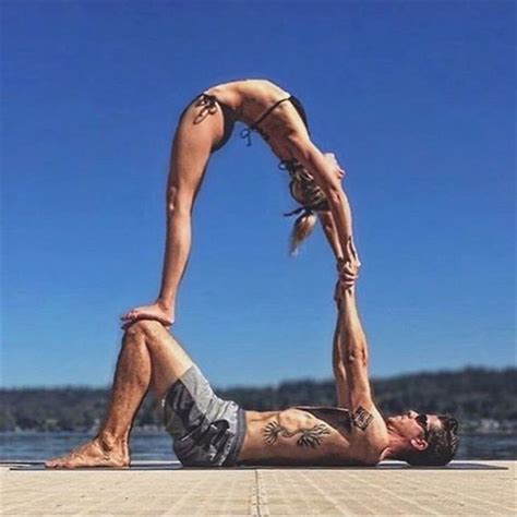 Your partner stands and straddles you, entering or grinding from behind. Easy Yoga Stretches | Partner yoga poses, Couples yoga poses, Acro yoga poses