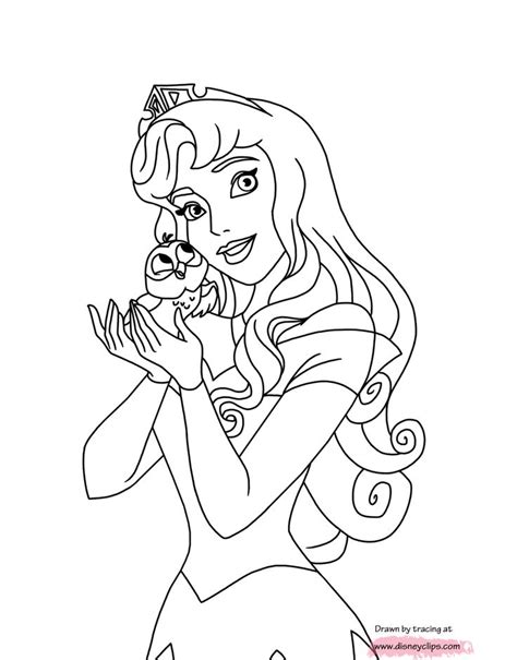 Princess rapunzela fun and easy kids coloring page yes, tangled rapunzel, this one would be great for any party or just as a decoration. aurora-coloring.gif (1000×1278) | Kleurplaten, Kleuren