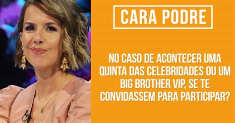 Comentários de pipoca mais doce durante a gala big brother 2020. Pipoca Mais Doce entraria num Big Brother VIP? - Dioguinho ...