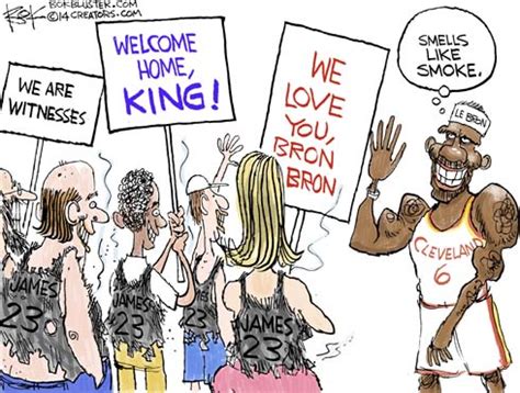 The heat dome weather phenomenon can trigger record breaking temperatures. Burning Love for LeBron - Bok Cartoon - Bokbluster.com