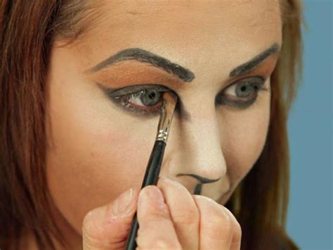 As for drawing with my eyes closed, this artist's eyes are always wide open to see if my hand rendered what the brain had intended! Halloween Makeup Tutorial: Cat | HGTV