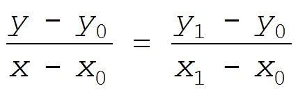 For this method, you can either use a linear interpolation equation or a linear interpolation. An Efficient Linear Interpolation Scheme - Rick Lyons