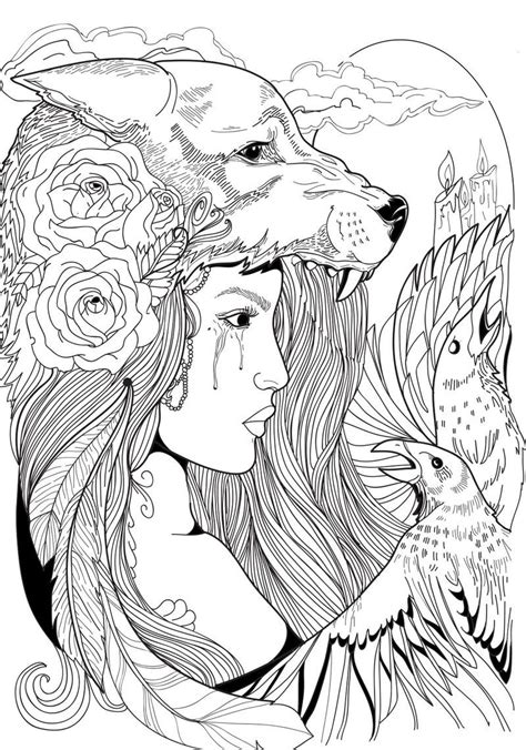 Free online printable coloring pages for adults. Pin on Fantasy Coloring Pages