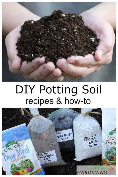 Proper potting soil for succulents should encourage the entire pot to dry out quickly, as many issues come from wet soil on or below making potting soil for succulents. DIY Potting Soil: 6 Homemade Potting Mix Recipes for the ...