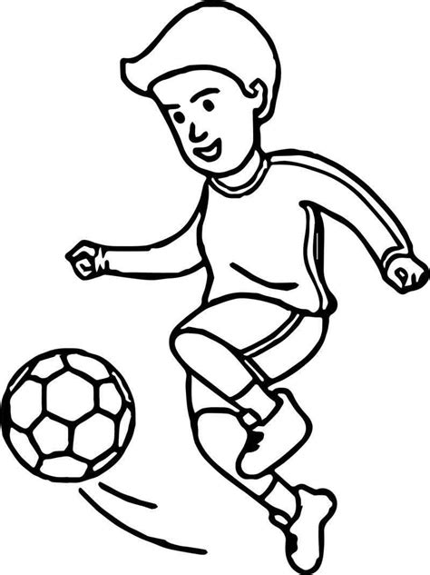 Find the perfect boys playing football stock vector image. Soccer Cartoon Playing Football Coloring Page | Football ...