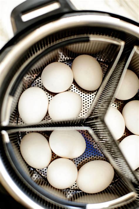 Gently add eggs on top of the trivet. Instant Pot Hard Boiled Eggs | Recipe from 30daysblog