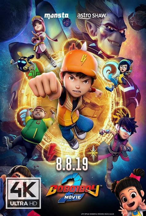 Together with his friends, boboiboy must find a way to defeat retak'ka before his powers fall into the wrong. 4K Ultra HD BoBoiBoy Movie 2 (2019) Watch & Download ...